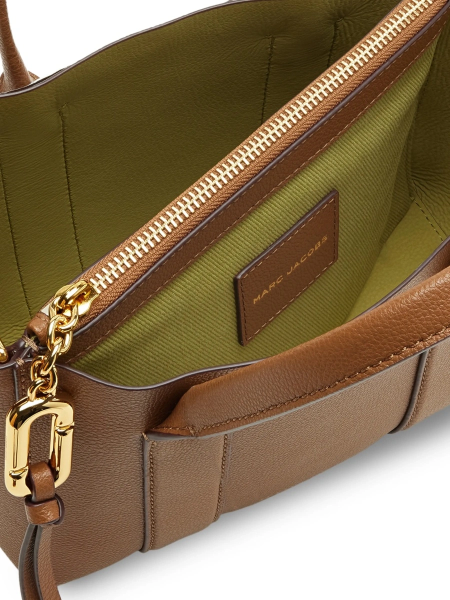 Geanta de mana Marc Jacobs maro din piele - Img 3