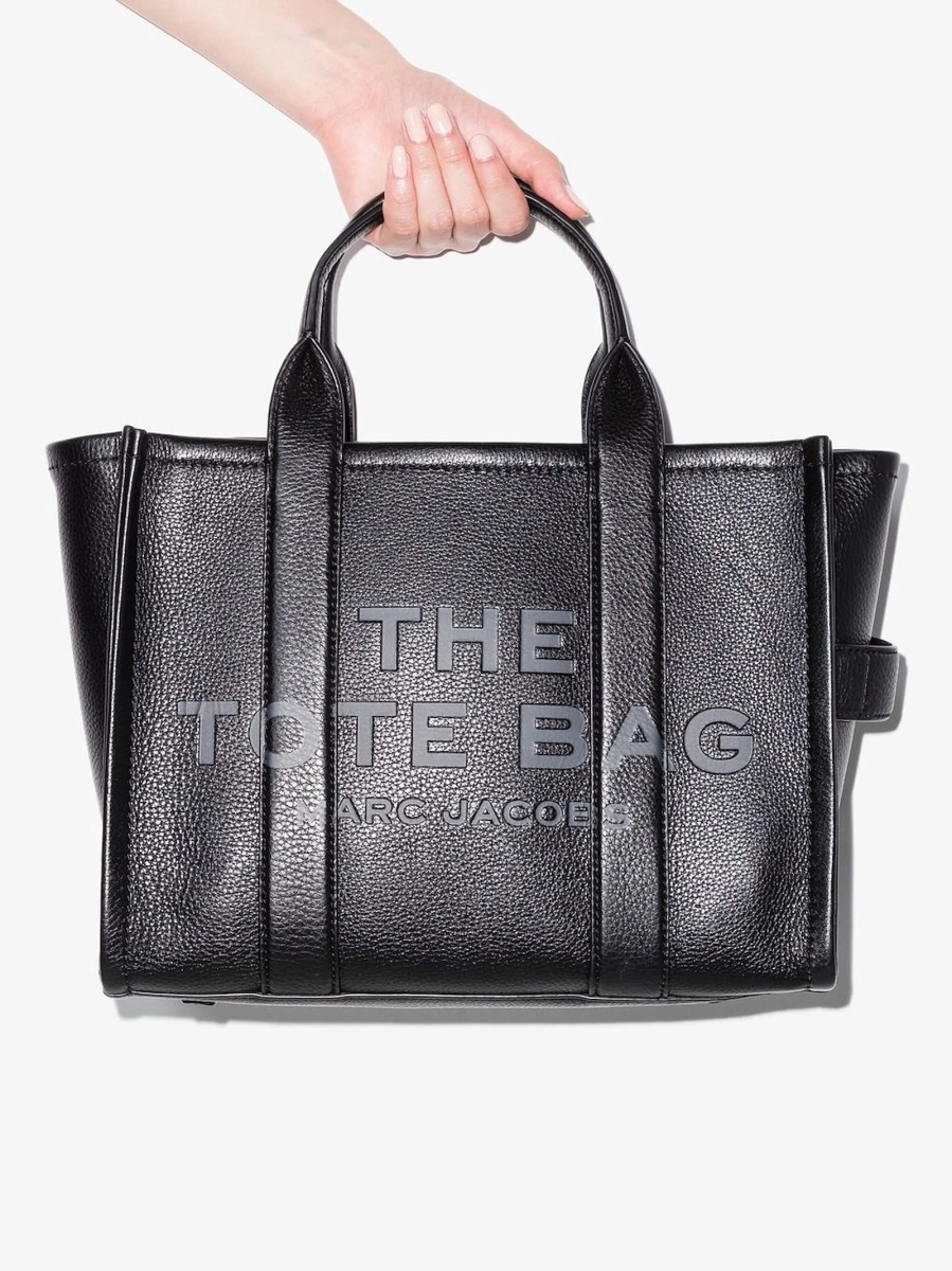 Geanta de mana Marc Jacobs neagra din piele - Img 4