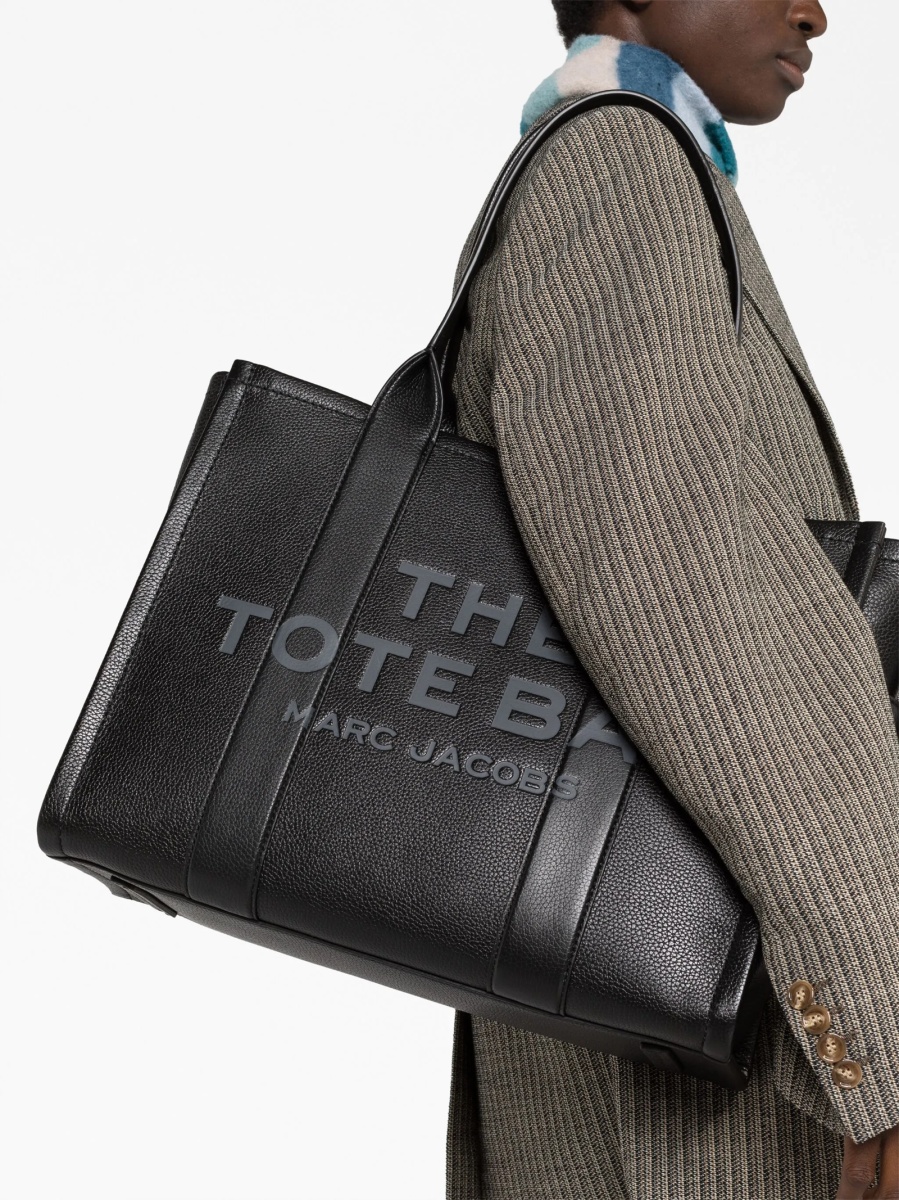 Geanta de mana Marc Jacobs neagra din piele - Img 3