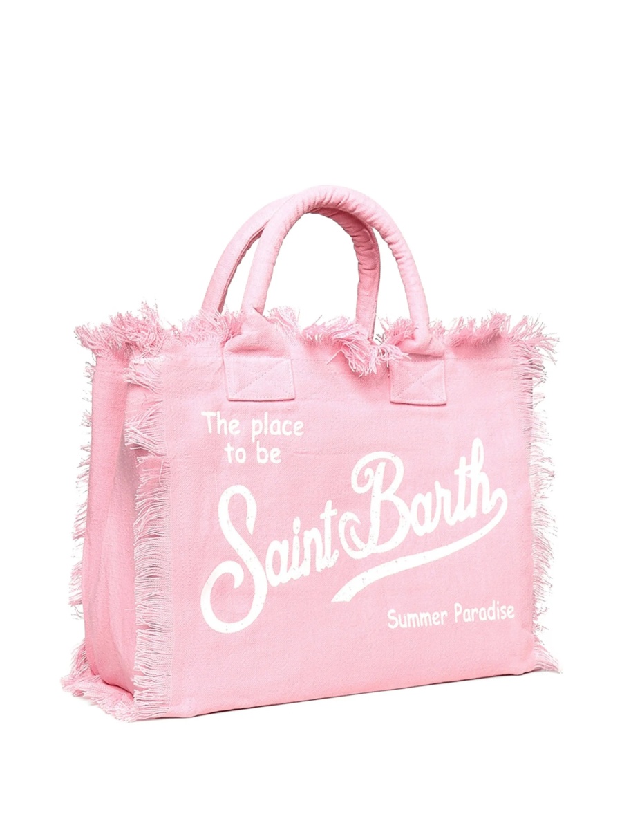 Geanta de mana Mc2 Saint Barth roz din material textil - Img 3