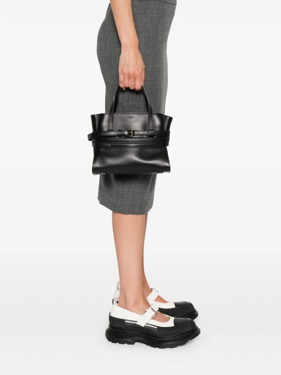 Geanta de mana Moschino neagra din piele - Img 2