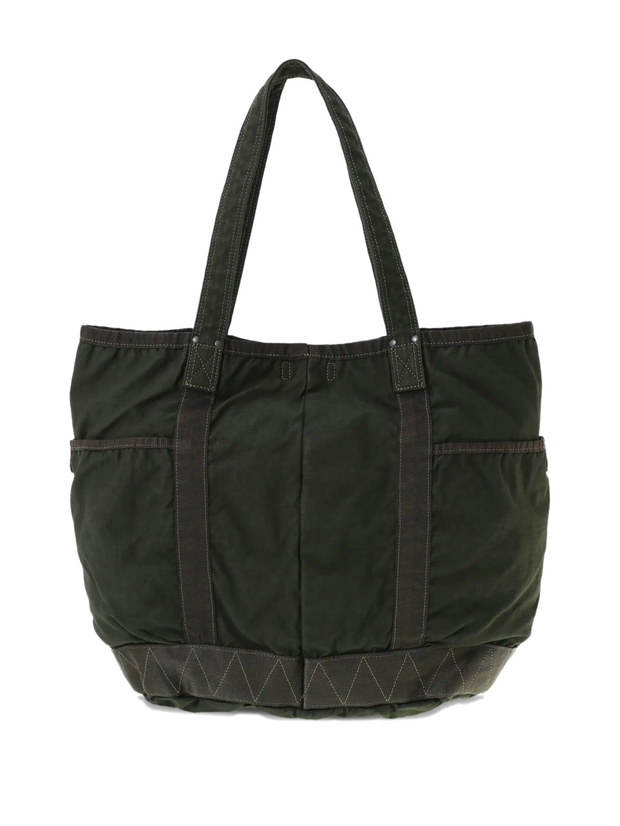 Geanta de mana Porter-Yoshida &amp; Co. verde din bumbac si nylon - Img 2