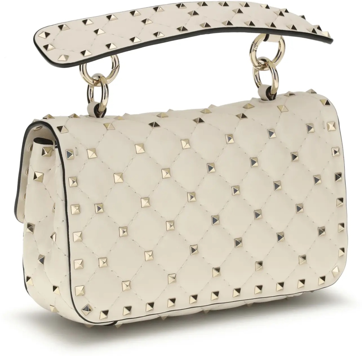 Geanta de mana Rockstud Spike mini Top Handle Bag in nappa - Img 3