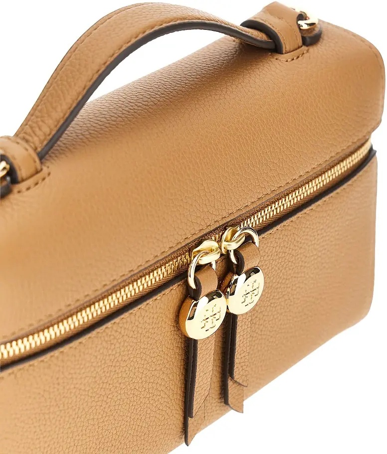 Geanta de mana 'Romy Slim' grained leather bag - Img 4