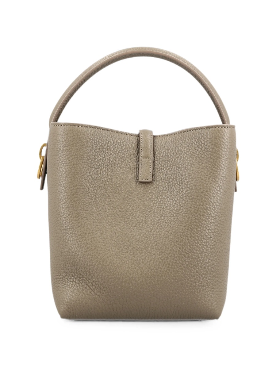 Geanta de mana Saint Laurent gri din piele - Img 2