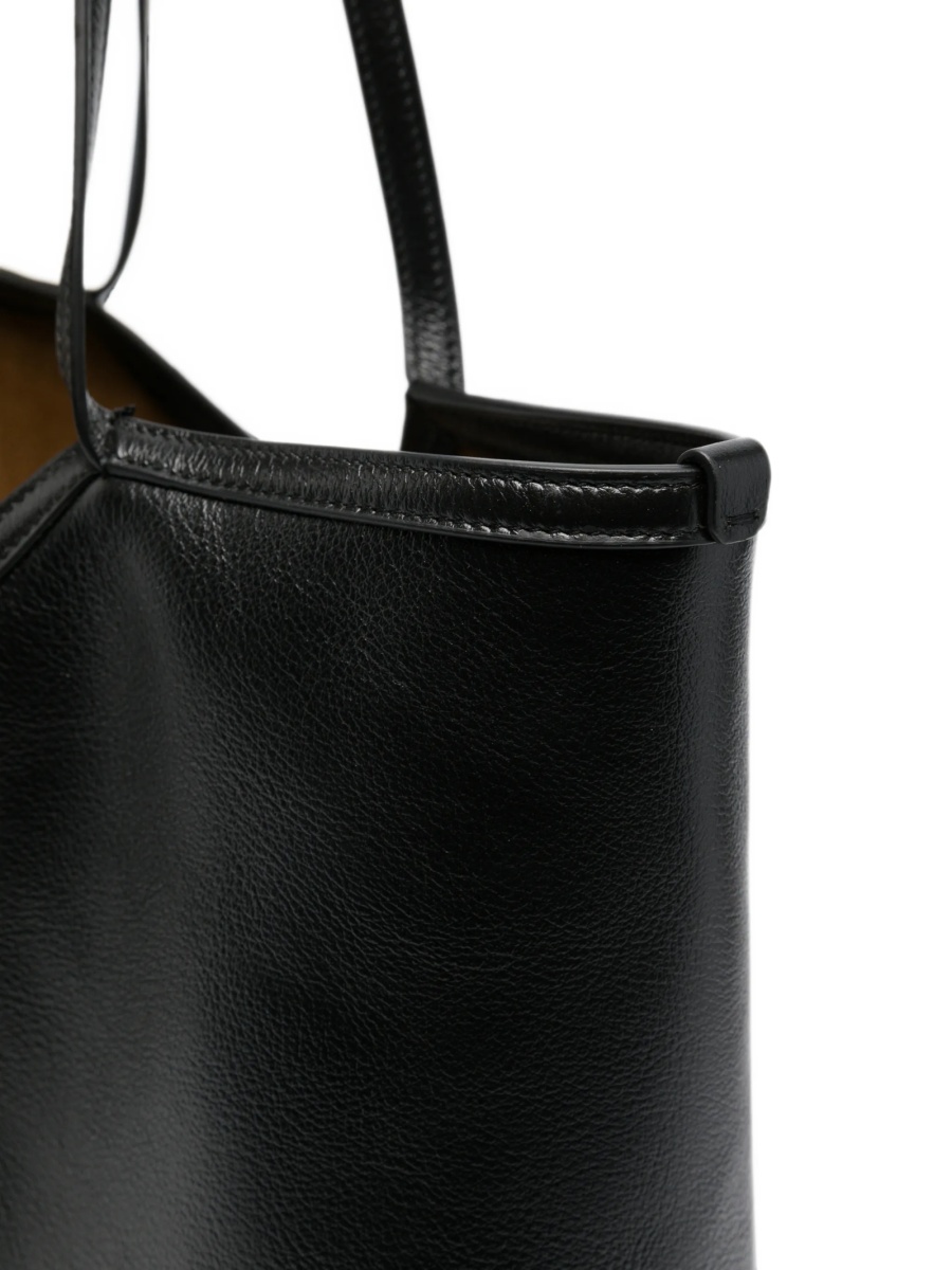 Geanta de mana Saint Laurent neagra din piele - Img 4