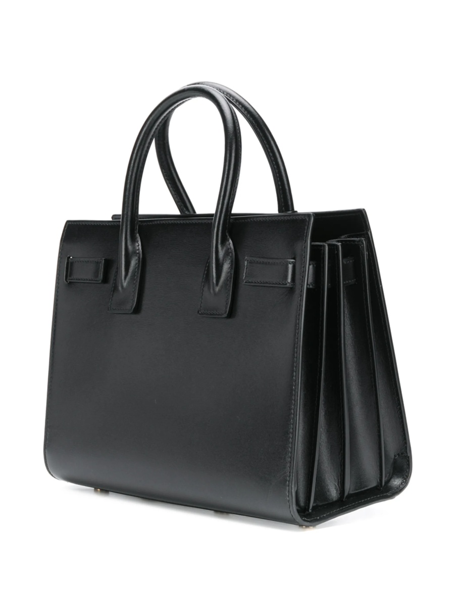 Geanta de mana Saint Laurent Sac De Jour neagra din piele - Img 3
