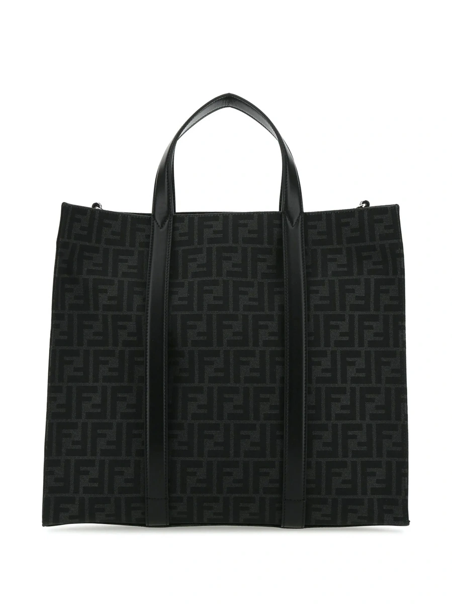 Geanta de mana Shopper in Tech Fabric Jacquard FF Fendi Man - Img 5