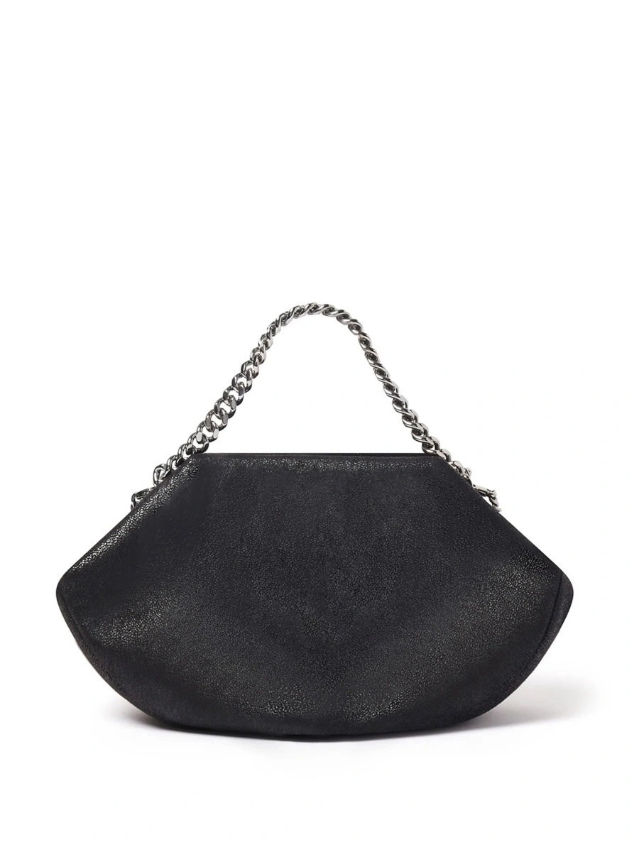 Geanta de mana Stella McCartney falabella neagra din polyester - Img 2