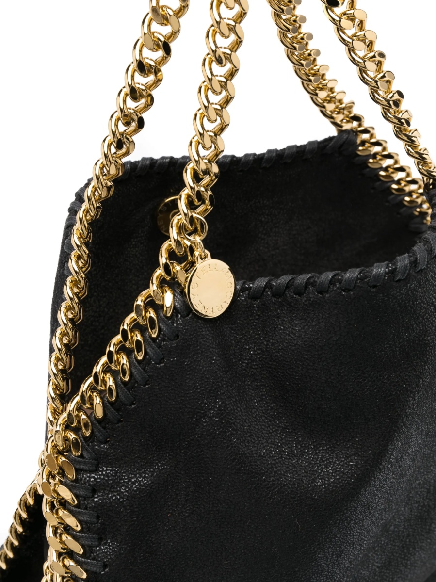Geanta de mana Stella McCartney falabella neagra din polyester - Img 5