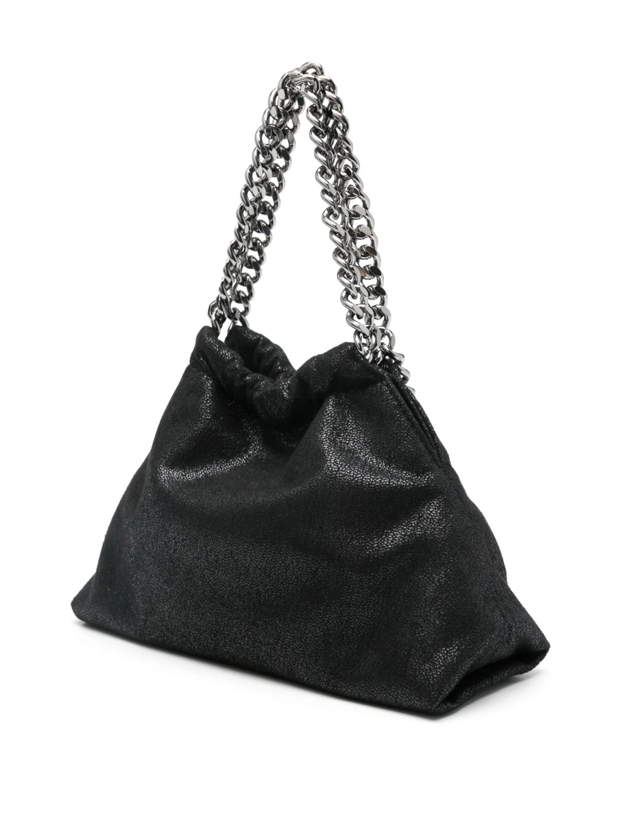 Geanta de mana Stella McCartney falabella neagra din polyester - Img 3