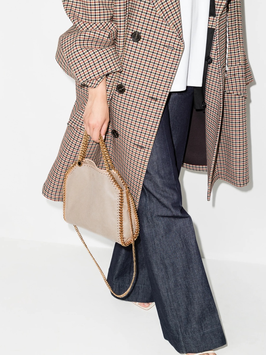 Geanta de mana Stella McCartney falabella neutra din poliuretan - Img 2