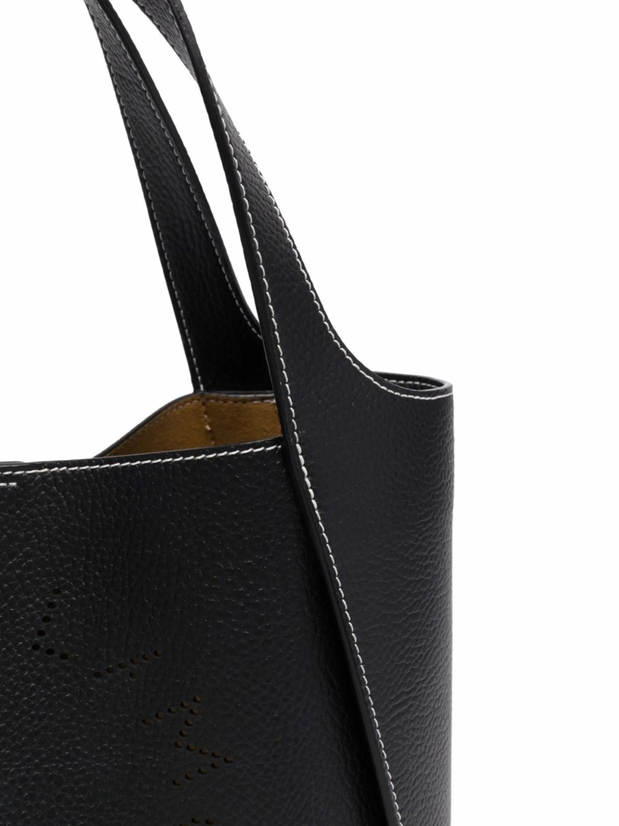 Geanta de mana Stella McCartney neagra din poliamida si poliuretan - Img 4