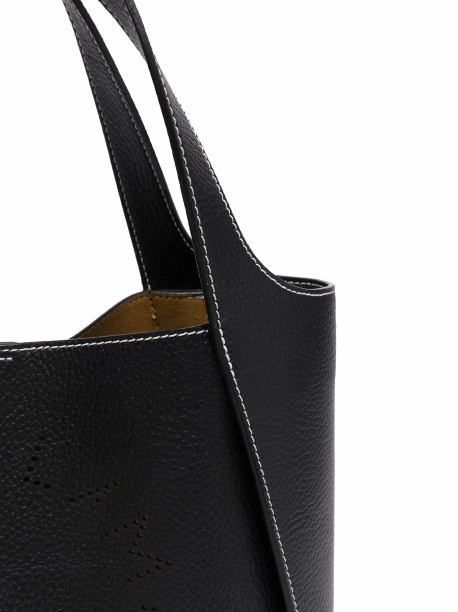 Geanta de mana Stella McCartney neagra din poliamida si poliuretan - Img 4