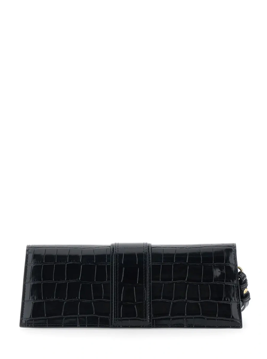 Geanta de mana THE BOY POUCH with leather details and black unisex color - Img 2