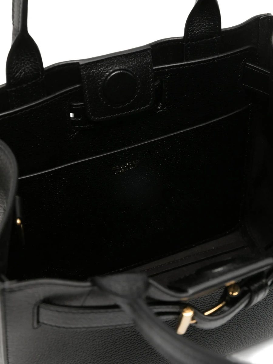 Geanta de mana Tom Ford neagra din piele 'Audrey Piccola' - Img 7