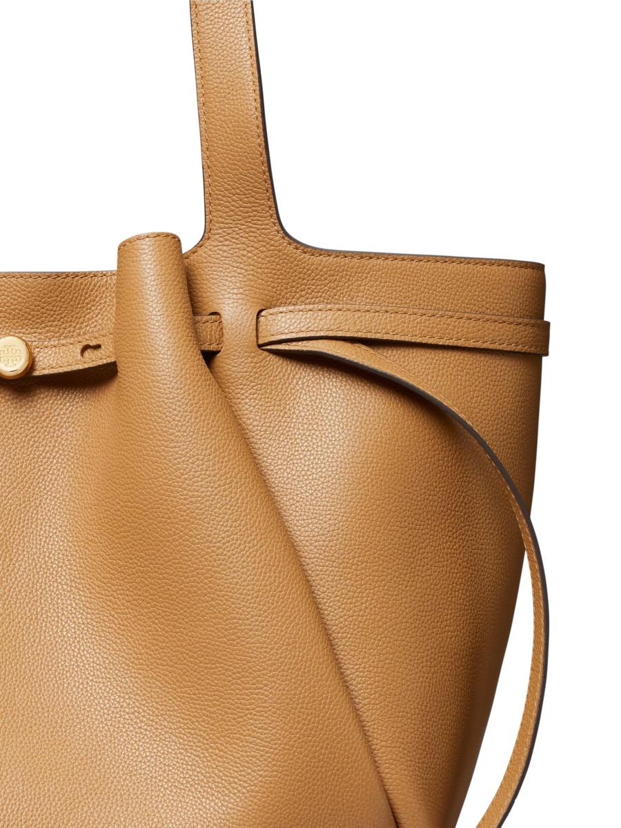 Geanta de mana Tory Burch maro din piele - Img 3