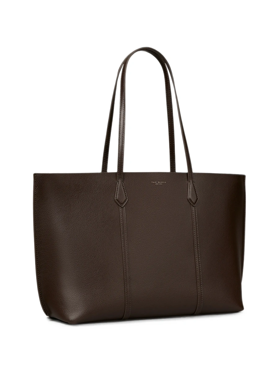 Geanta de mana Tory Burch maro din piele - Img 2