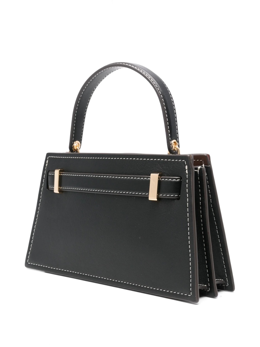 Geanta de mana Tory Burch neagra din piele - Img 3