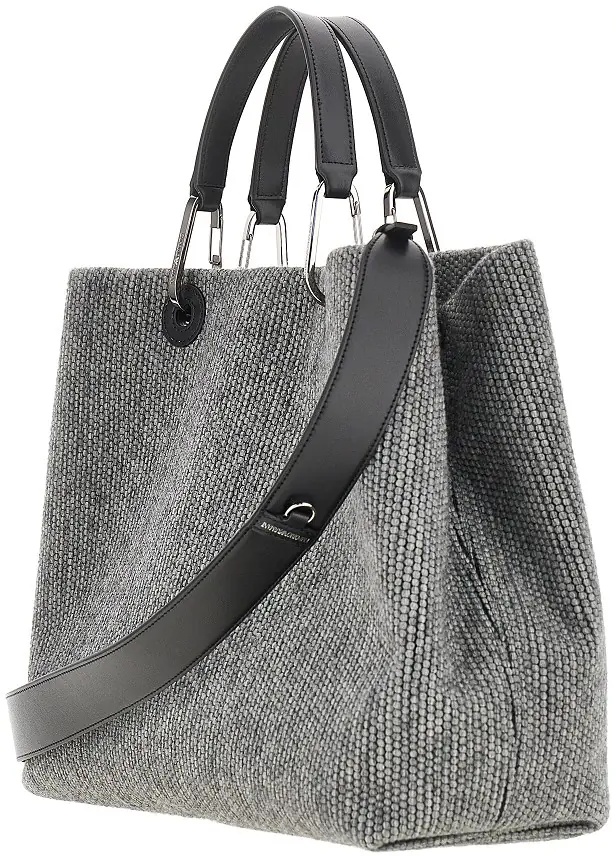 Geanta de mana Wool-blend medium shopping bag - Img 2