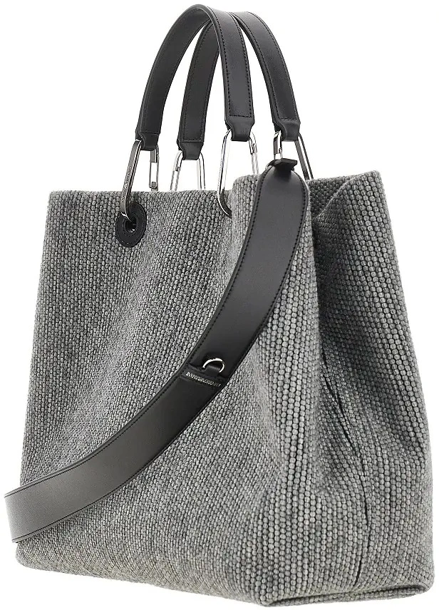 Geanta de mana Wool-blend medium shopping bag - Img 2