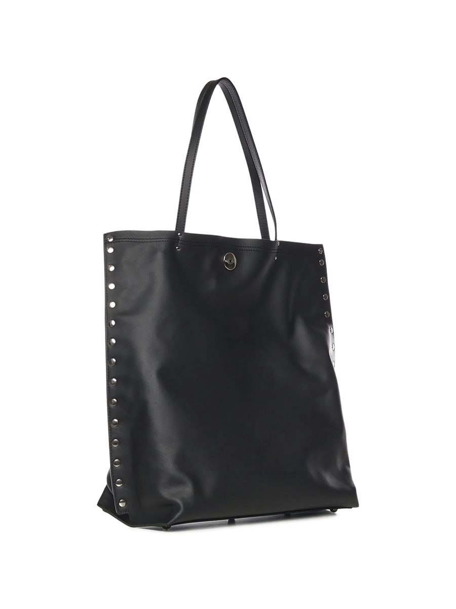Geanta de mana Zanellato neagra din nylon si piele - Img 3