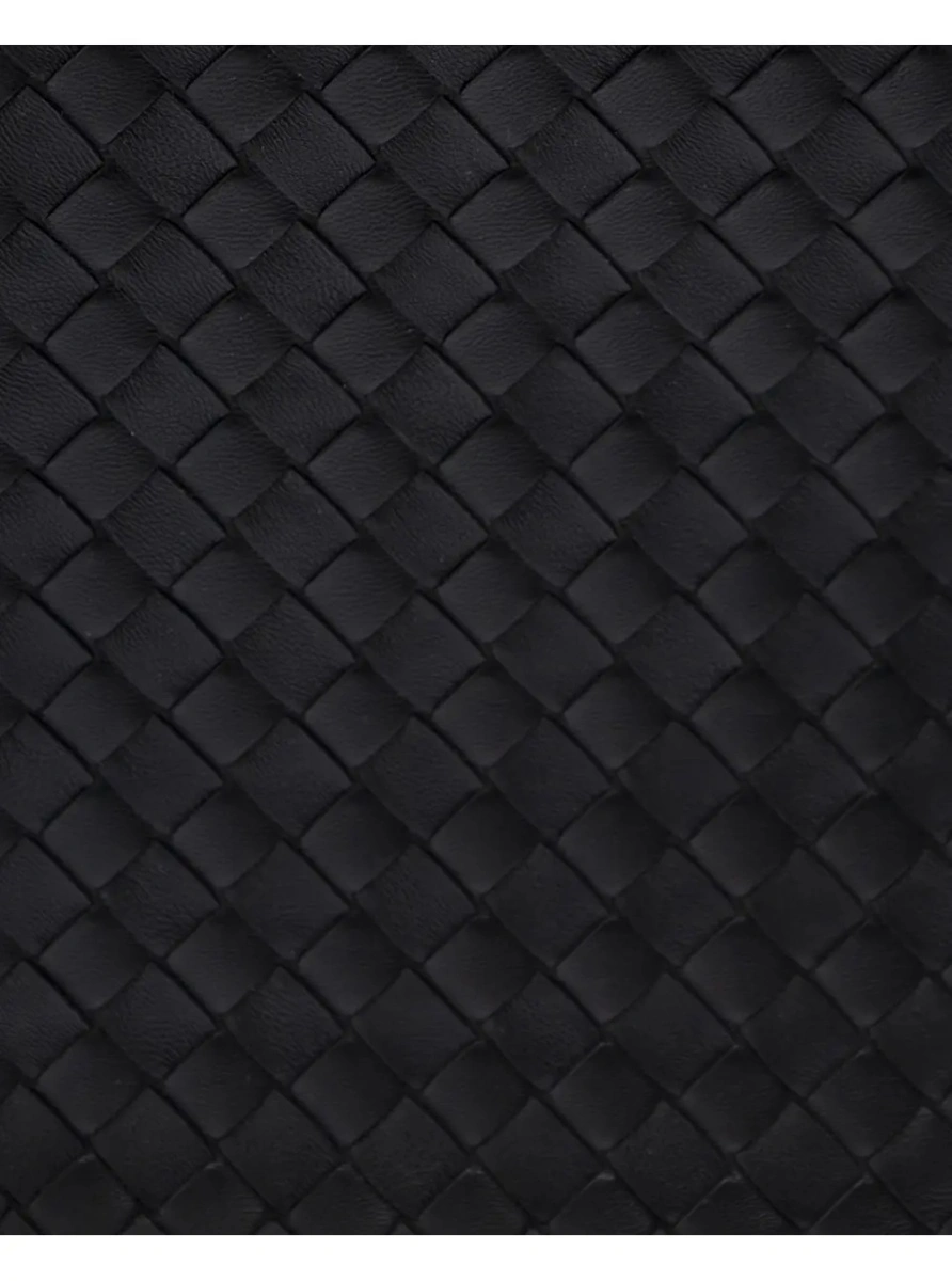 Geanta de umar Bottega Veneta neagra din piele 'Veneto' - Img 2