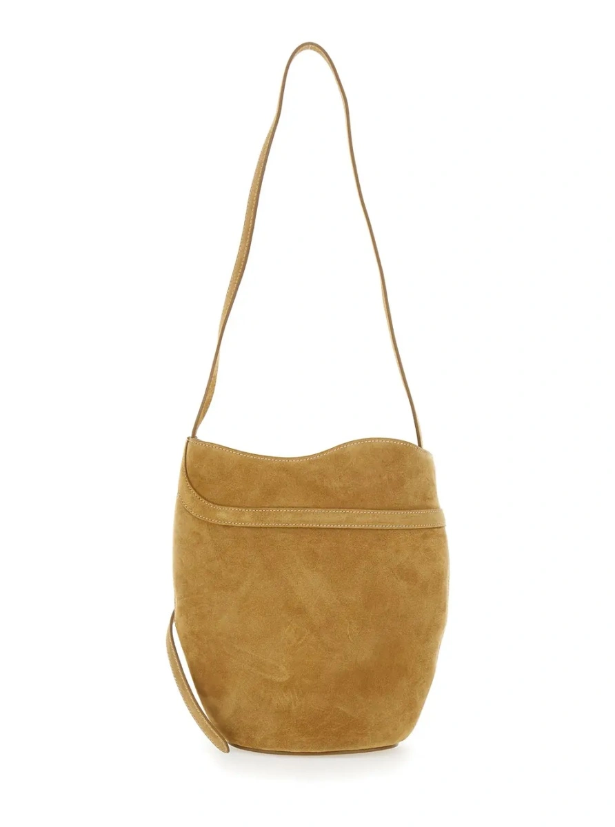 Geanta de umar Brown Crossbody bag with Adjustable Strap in Suede for Women - Img 2