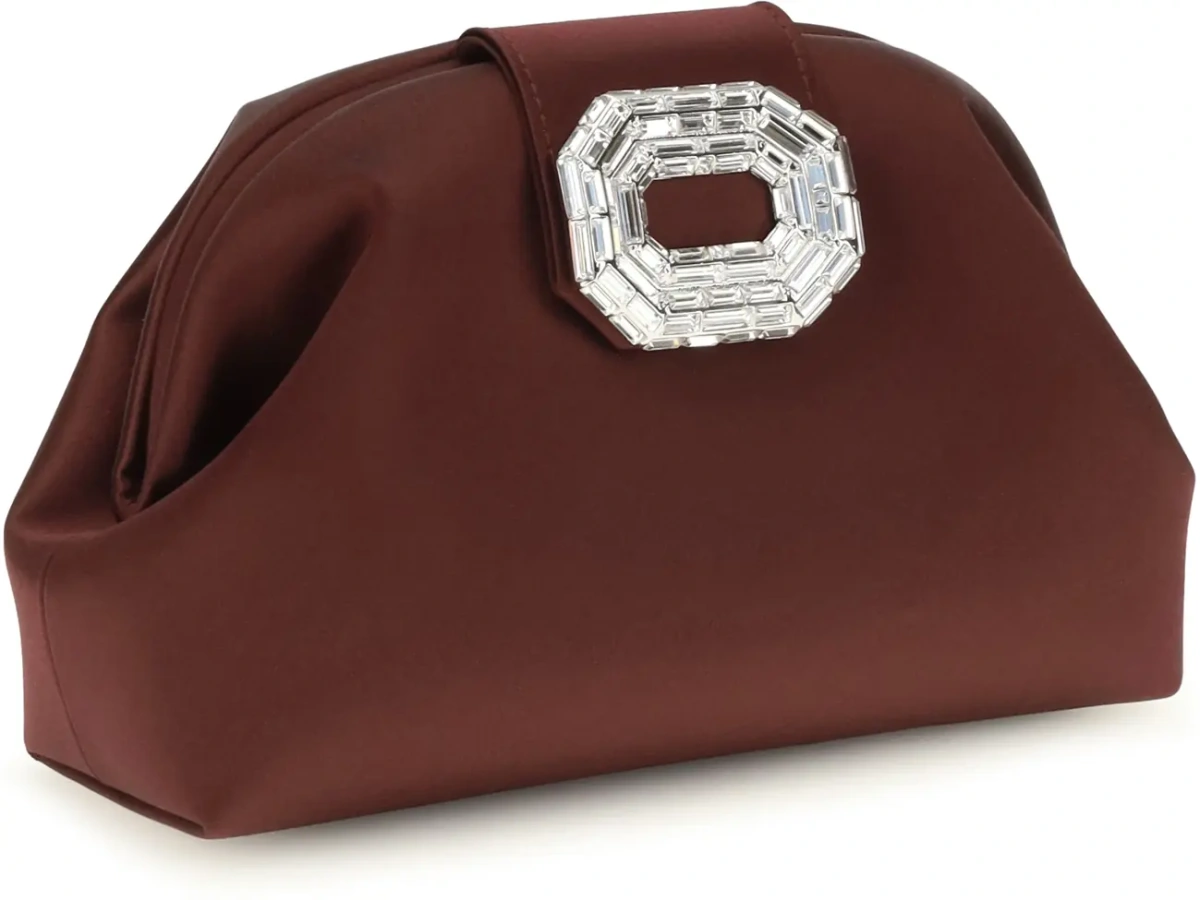 Geanta de umar Camelia Satin Clutch - Img 2