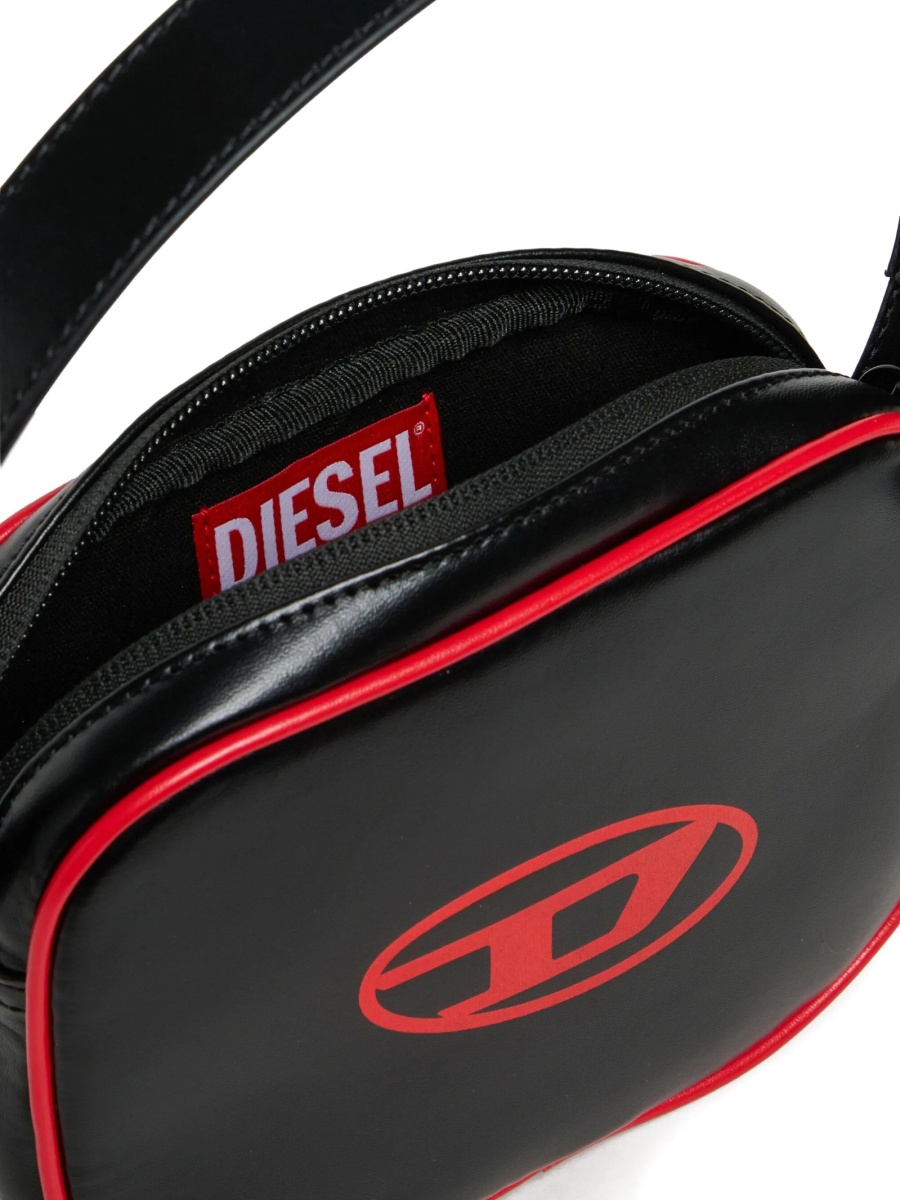 Geanta de umar Diesel neagra din polyester - Img 4