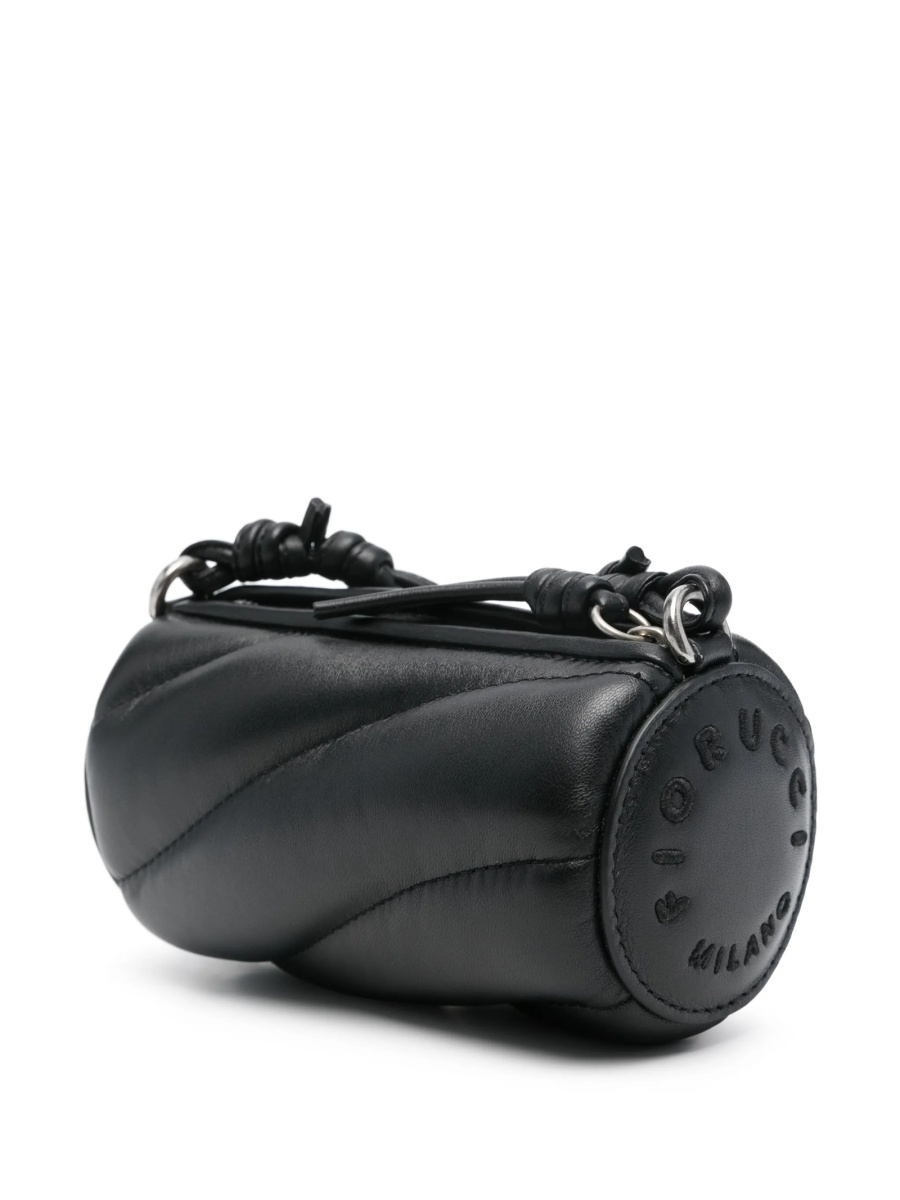 Geanta de umar Fiorucci neagra din piele - Img 3