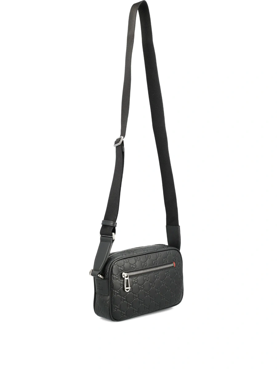 Geanta de umar Gucci neagra din piele - Img 7
