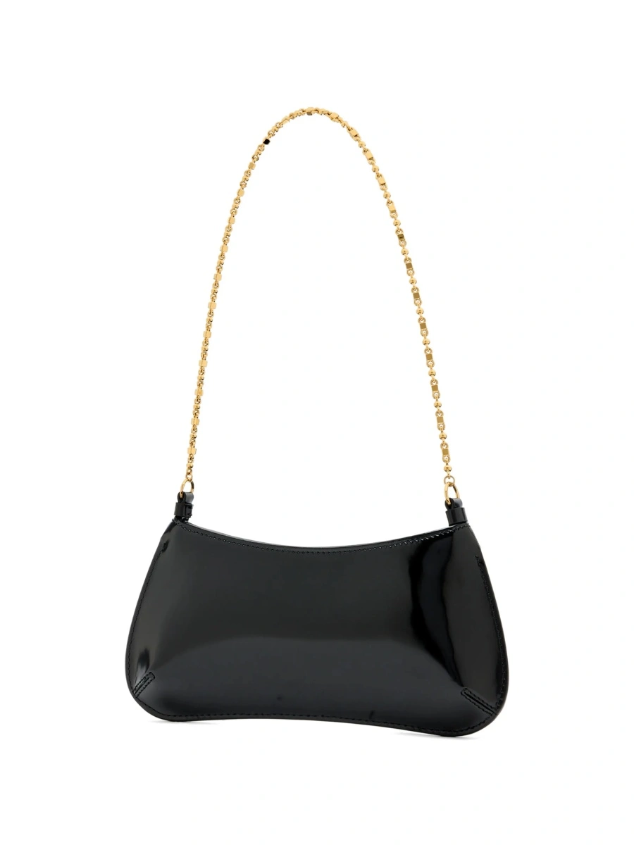 Geanta de umar JACQUEMUS Bisou neagra din piele - Img 2