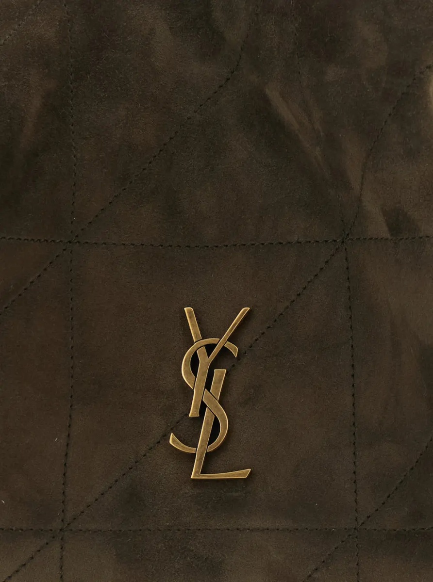 Geanta de umar 'Jamie' brown Crossbody bag with Cassandre and suede chain strap in leather Women - Img 3