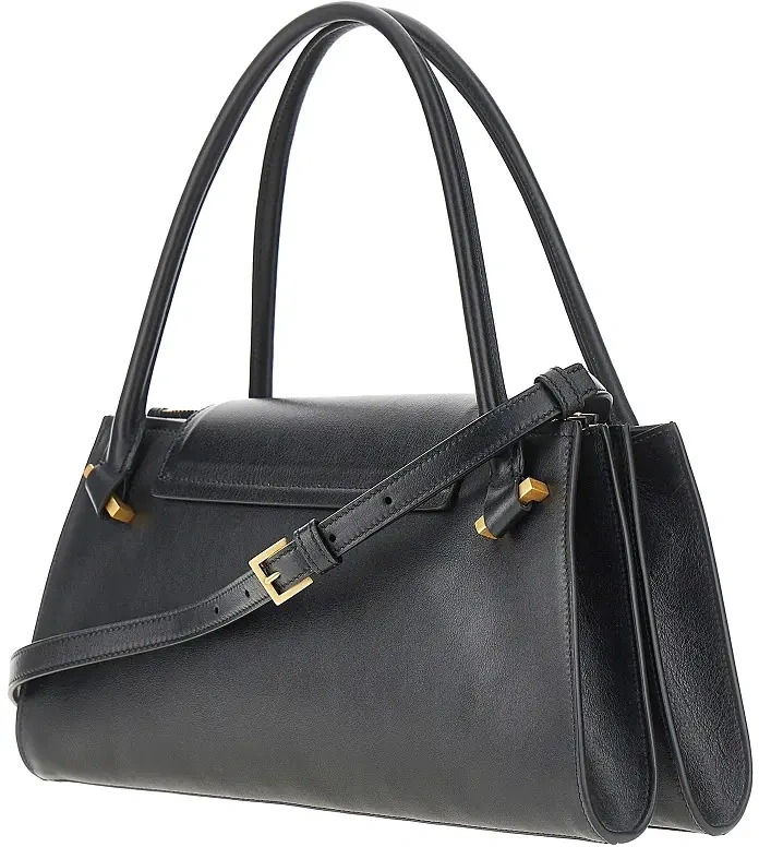 Geanta de umar Leather medium 'Severine' shoulder bag - Img 2