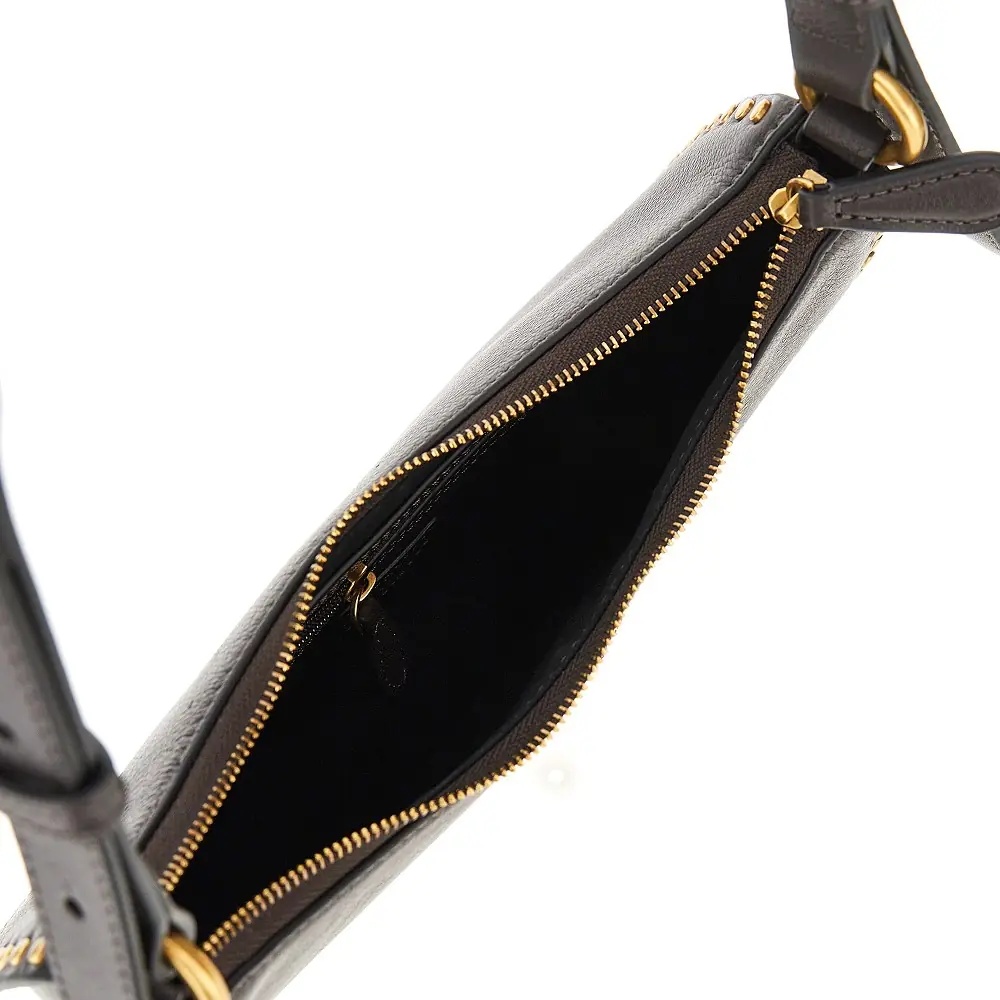 Geanta de umar Leather 'Mini Half Moon' shoulder bag - Img 3