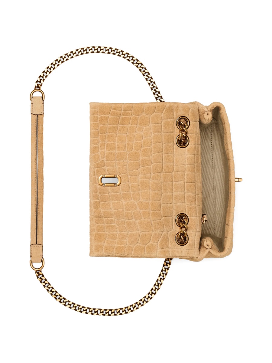 Geanta de umar Marc Jacobs maro din piele intoarsa - Img 5