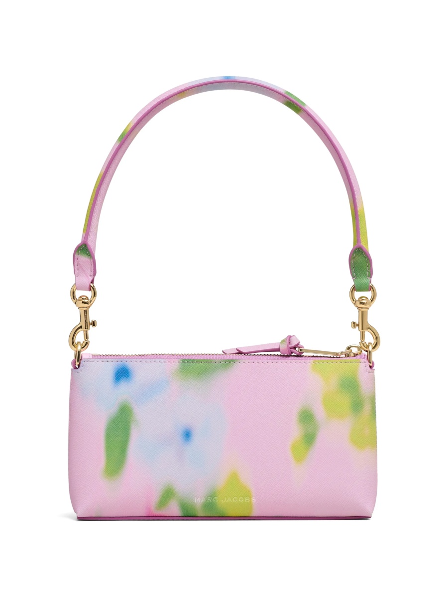 Geanta de umar Marc Jacobs snapshot roz din piele si poliuretan - Img 4