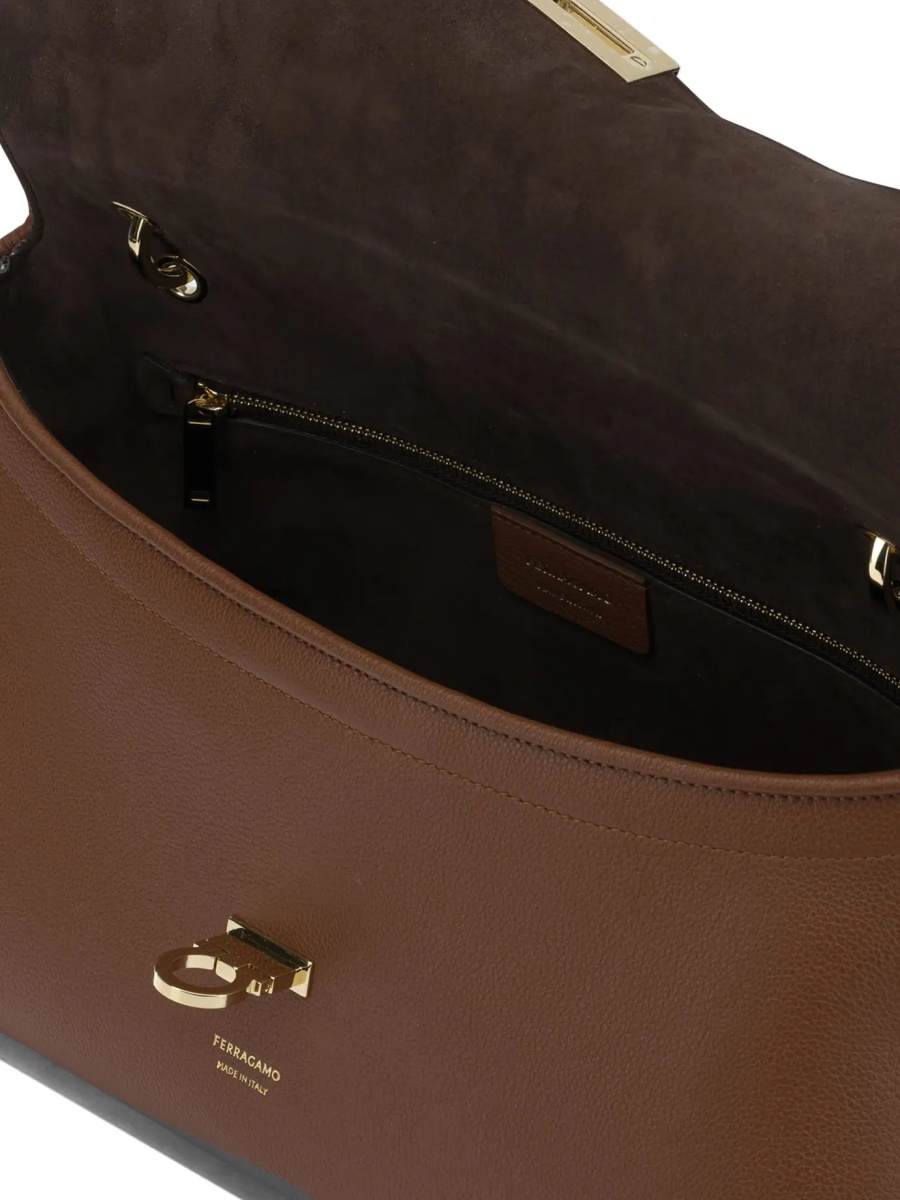 Geanta de umar Medium "Gancini" Shoulder Bag - Img 5