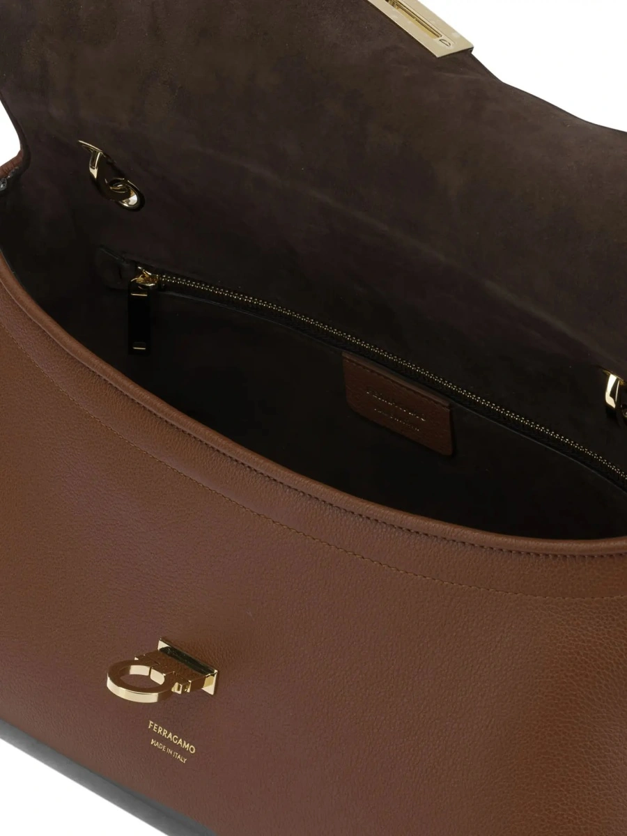 Geanta de umar Medium "Gancini" Shoulder Bag - Img 5
