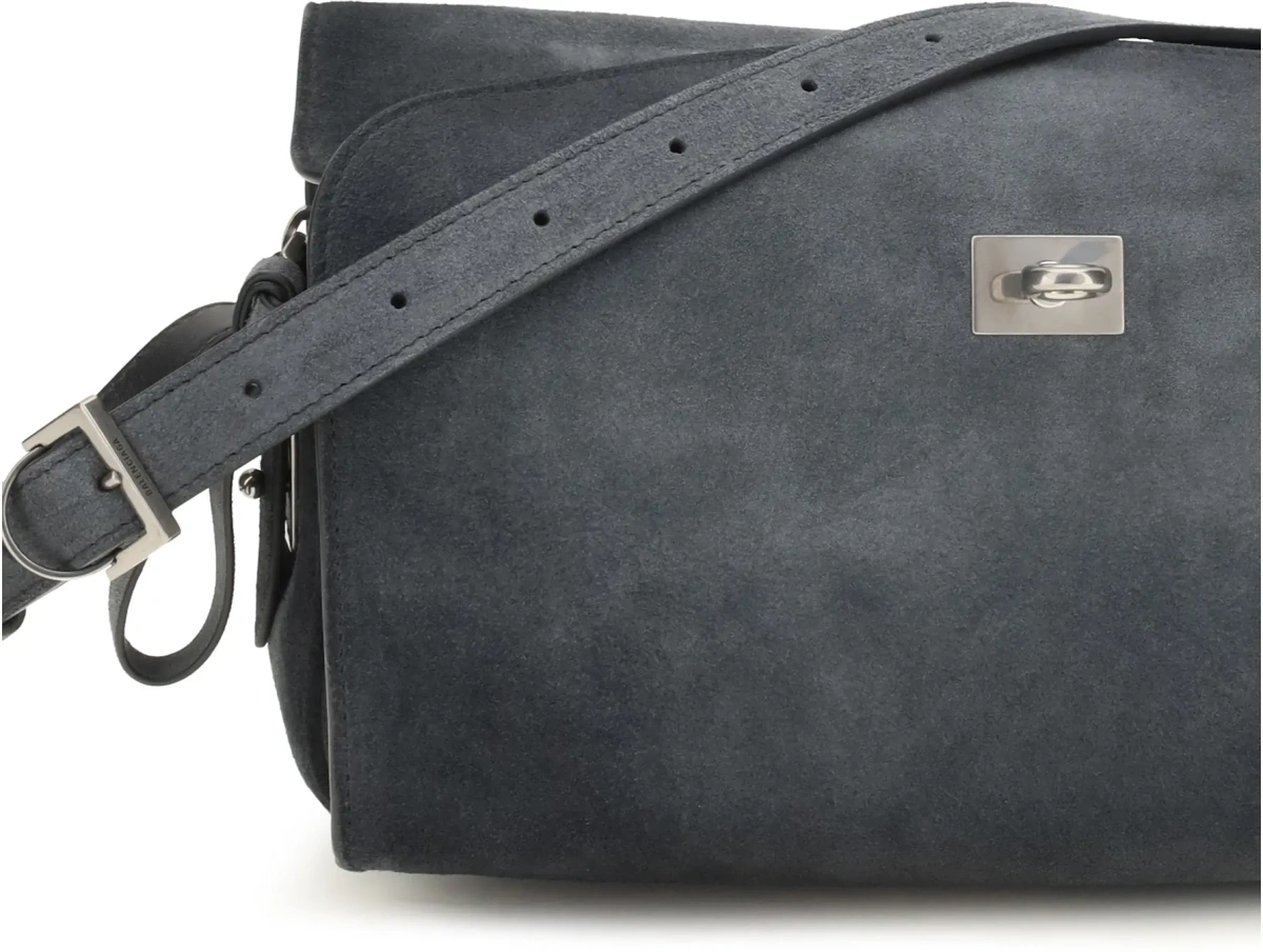 Geanta de umar Medium Le 7 Suede Shoulder Bag - Img 4