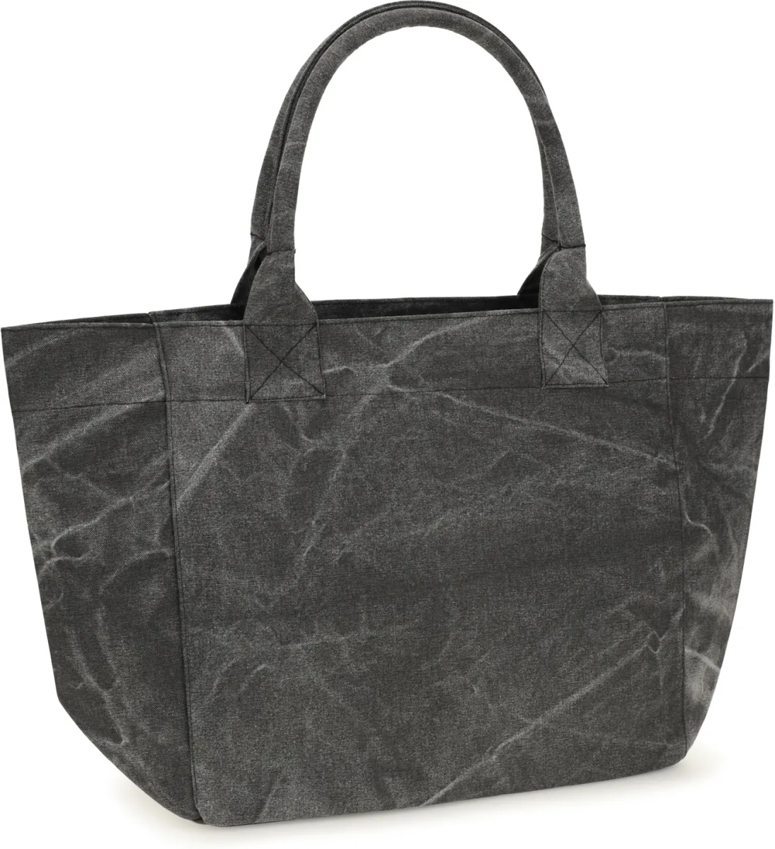 Geanta de umar Medium trapeze flower-print Shopping Bag - Img 3