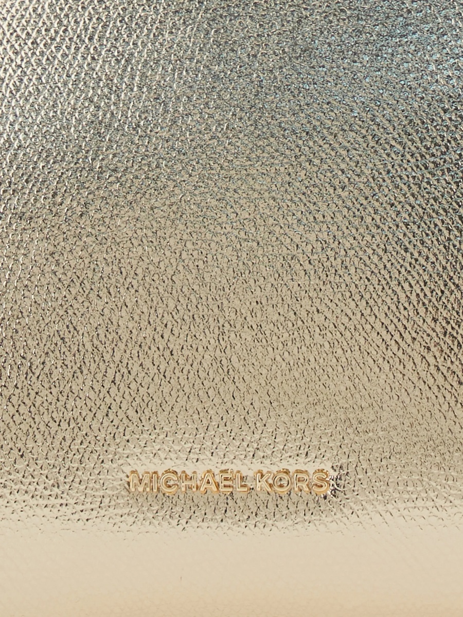 Geanta de umar Michael Kors aurie din piele - Img 3