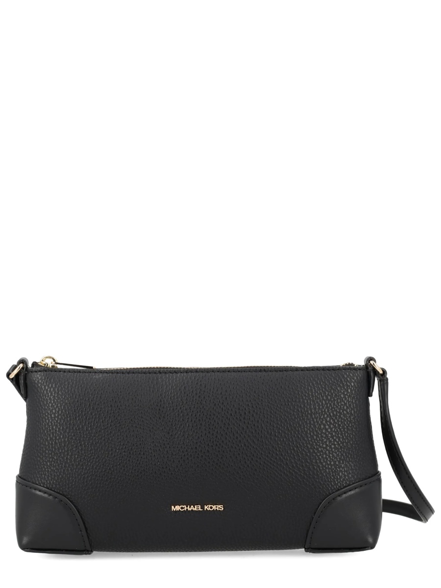 Geanta de umar Michael Kors neagra din poliuretan si polyester - Img 2