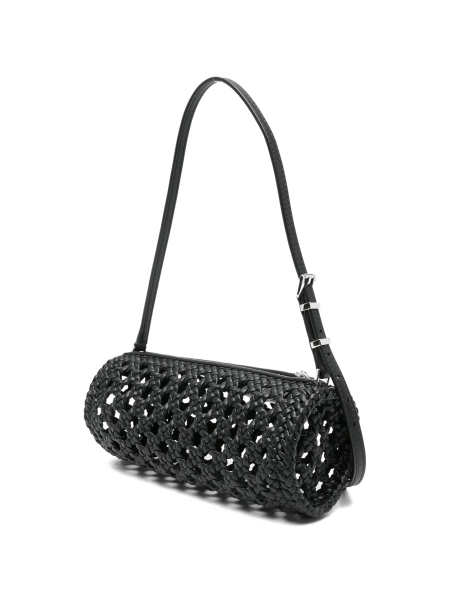 Geanta de umar Michael Kors neagra din poliuretan si polyester - Img 3