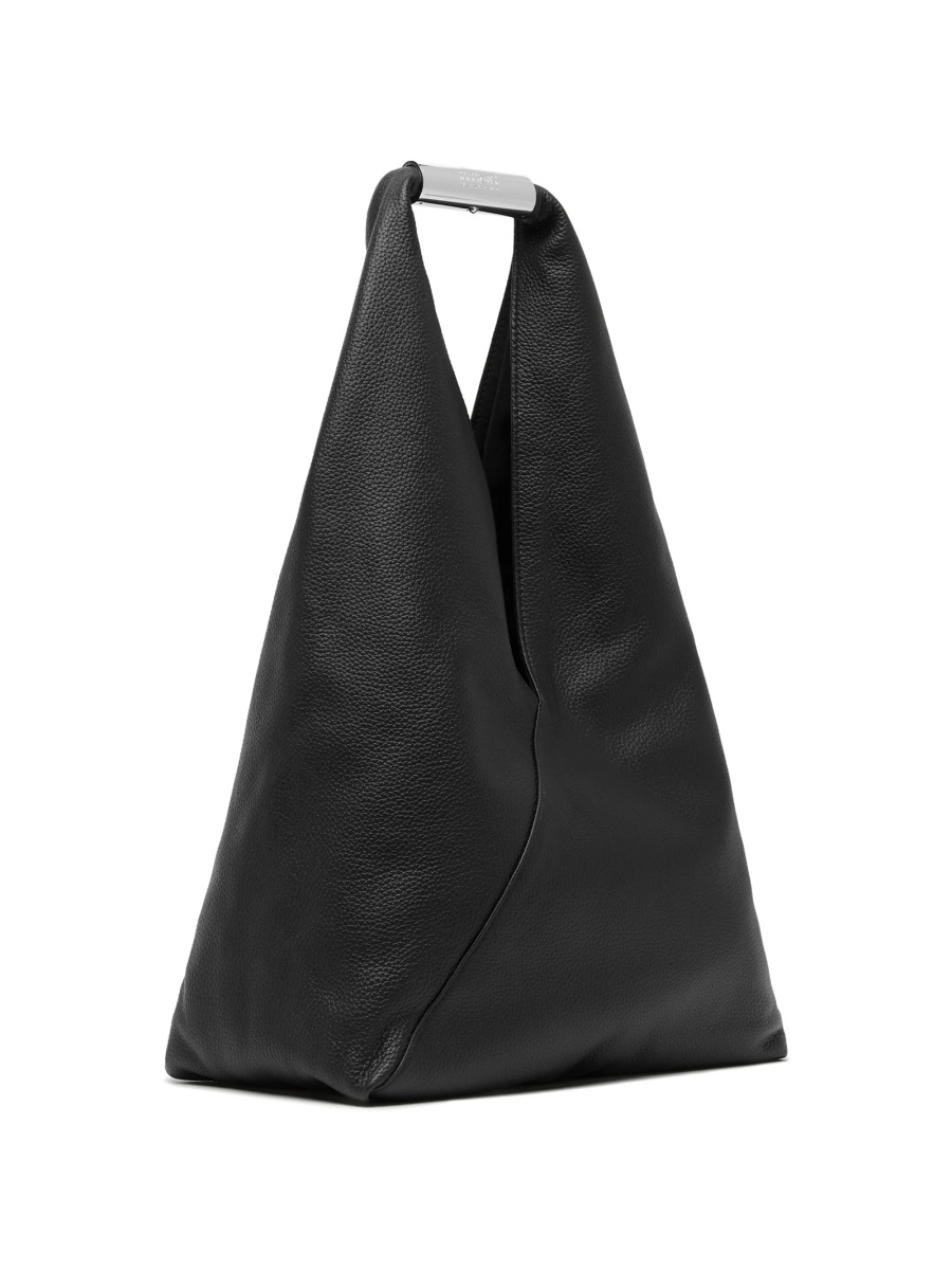 Geanta de umar MM6 Maison Margiela neagra din piele si zamak - Img 4