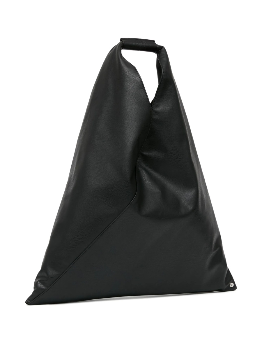 Geanta de umar MM6 Maison Margiela neagra din piele - Img 3