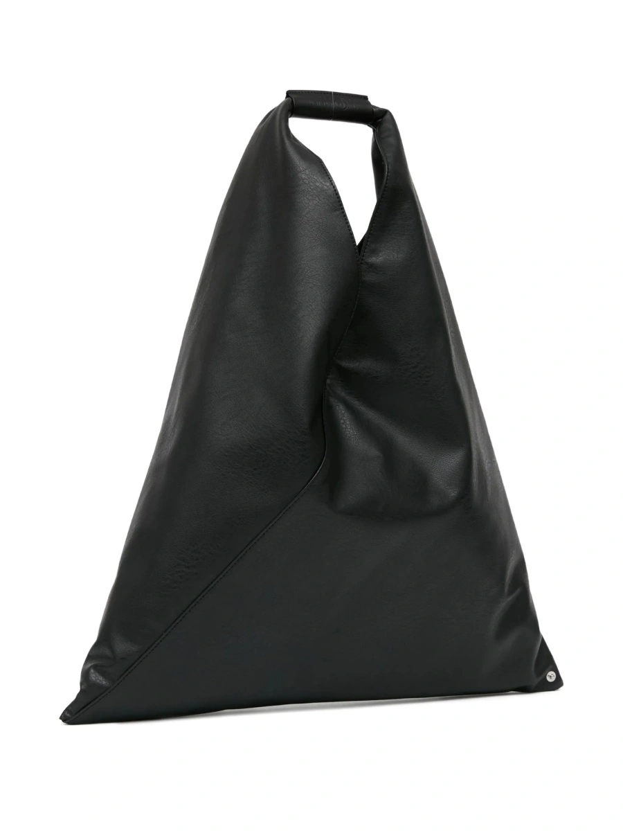 Geanta de umar MM6 Maison Margiela neagra din piele - Img 3