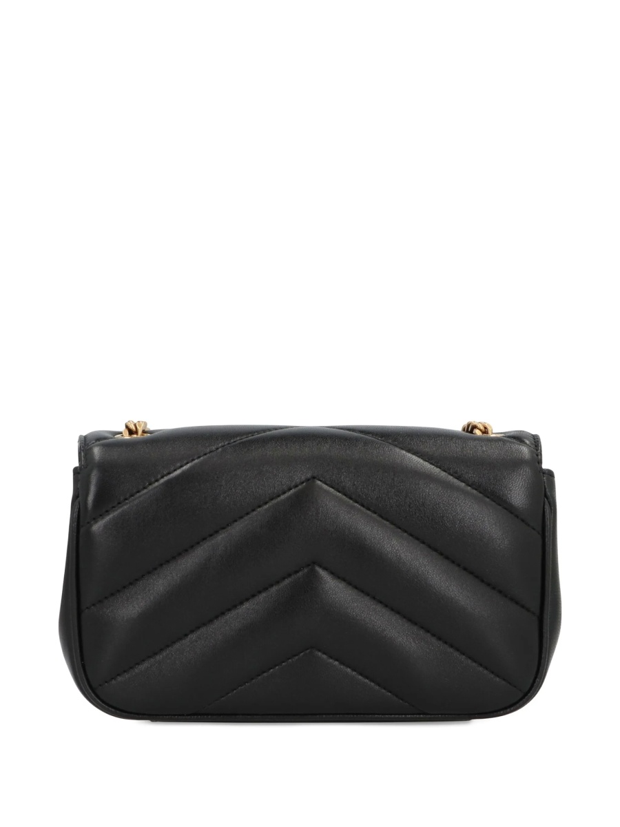 Geanta de umar Saint Laurent Loulou neagra din piele - Img 2