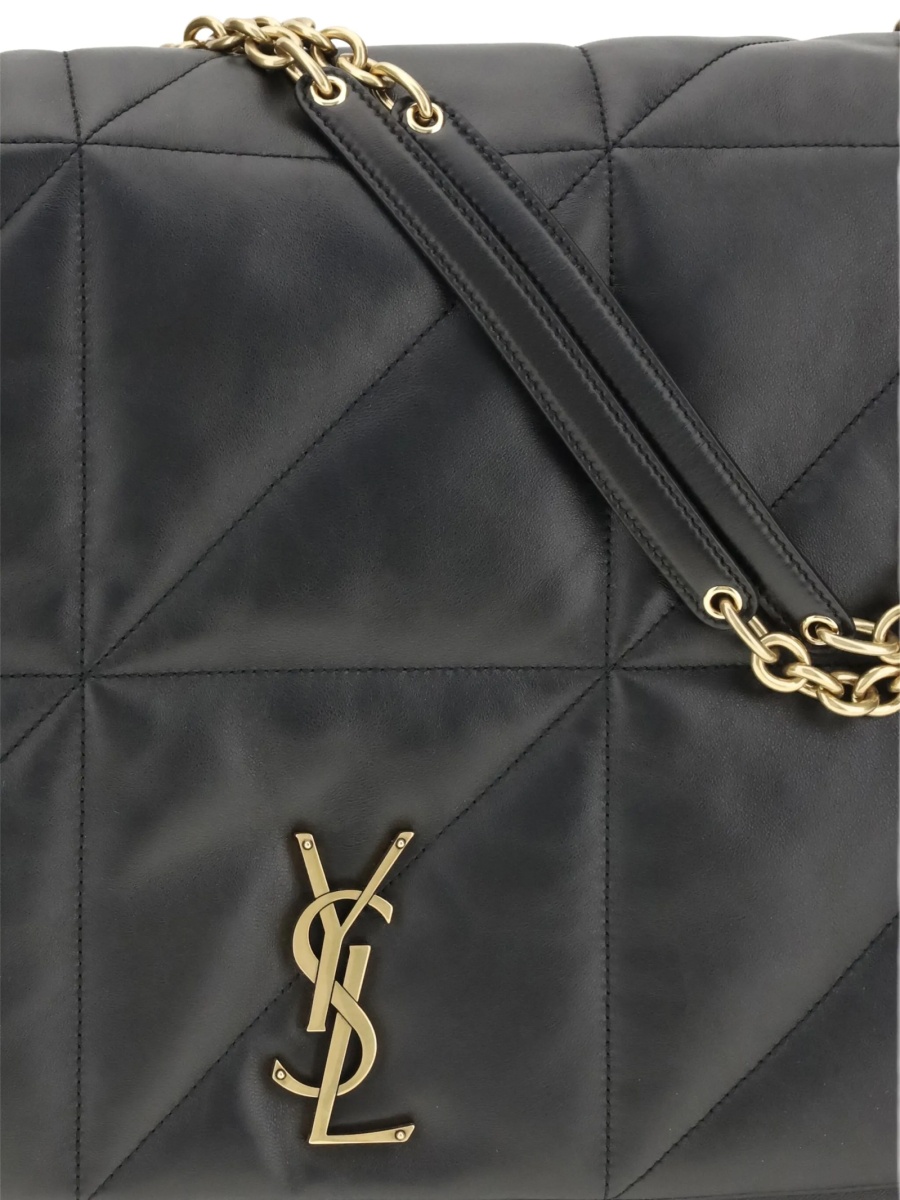 Geanta de umar Saint Laurent neagra din piele - Img 3